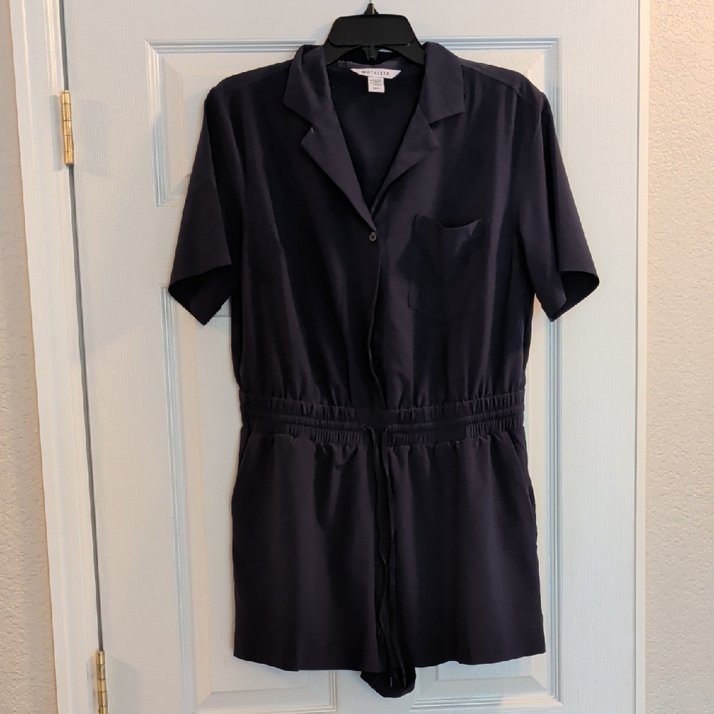 Athleta Navy Jumpsuit
